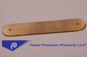 BRASS-NAME-PLATE-190MMX40MM | Paani Precision Products LLP.