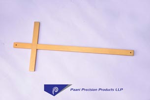 ALUMINIUM-CROSS-20MMX10MM-19CMX45CM | Paani Precision Products LLP.