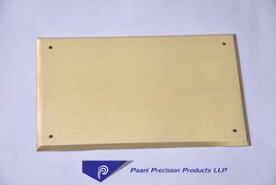 BRASS-NAME-PLATE-100MMX160MM | Paani Precision Products LLP.