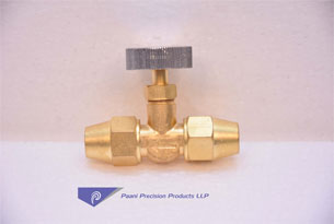 BRASS-NEEDLE-VALVE-FLARE-TYPE