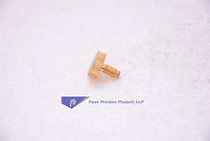 BRASS-KNURLING-SCREW | Paani Precision Products LLP.