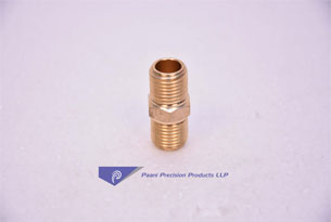 BRASS-HEX-NIPPLE | Paani Precision Products LLP.