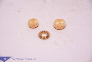 BRASS-DIAMOND-SCREW-COVER-CAP | Paani Precision Products LLP.